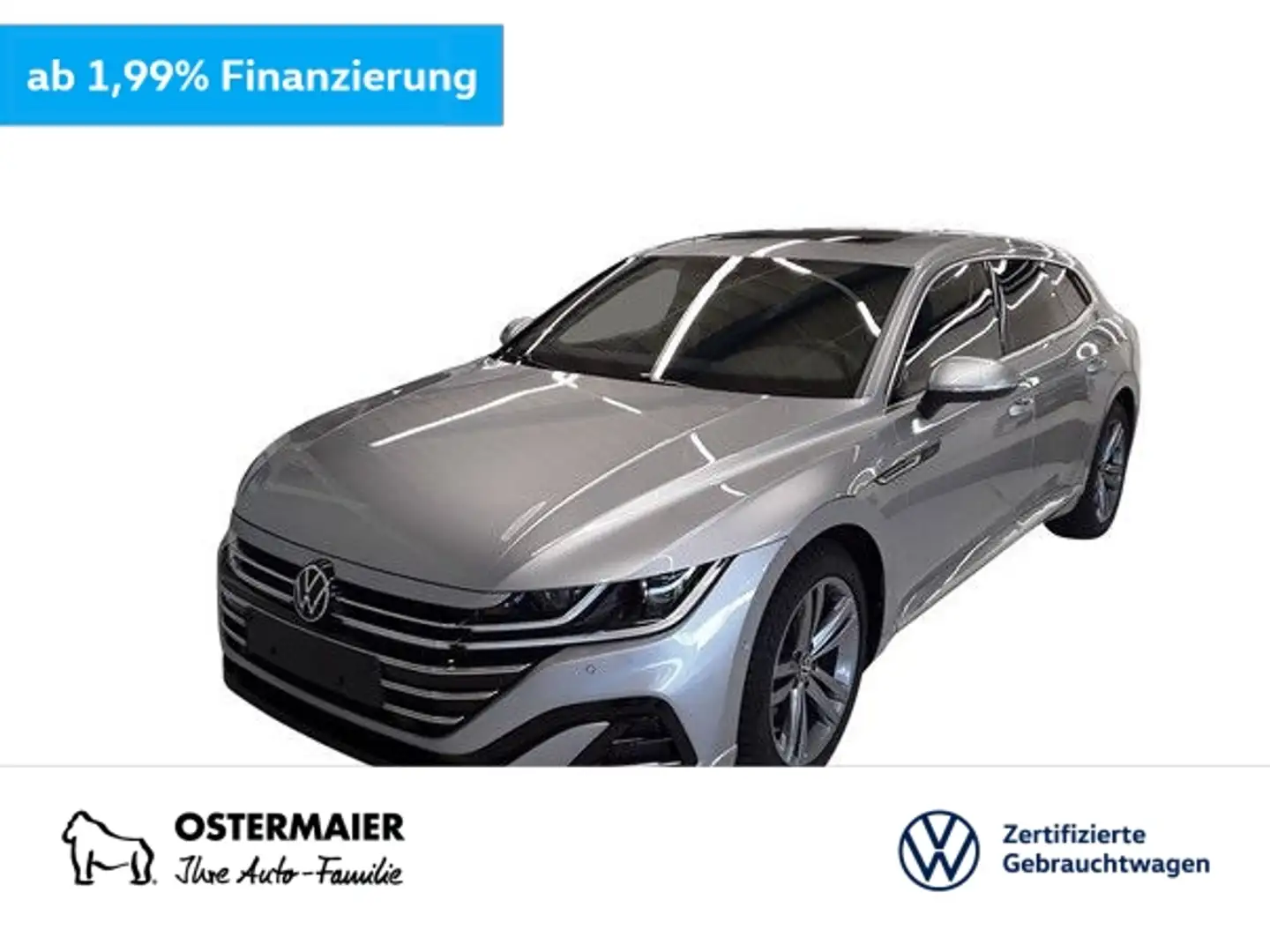 Volkswagen Arteon Shootingbrake R-LINE 2.0TDI 193PS DSG 4M NP.81T AC Silber - 1