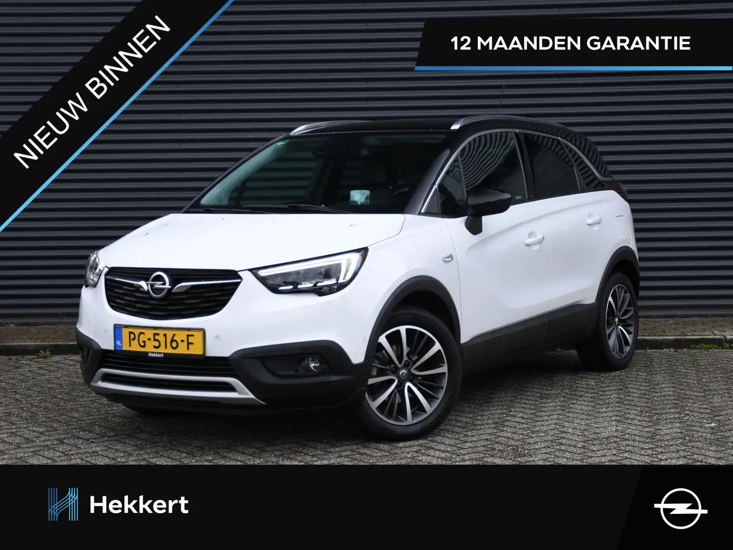 Opel Crossland X Innovation 1.2 Turbo 110pk HUD | DODE HOEK | WINTE Wit - 1