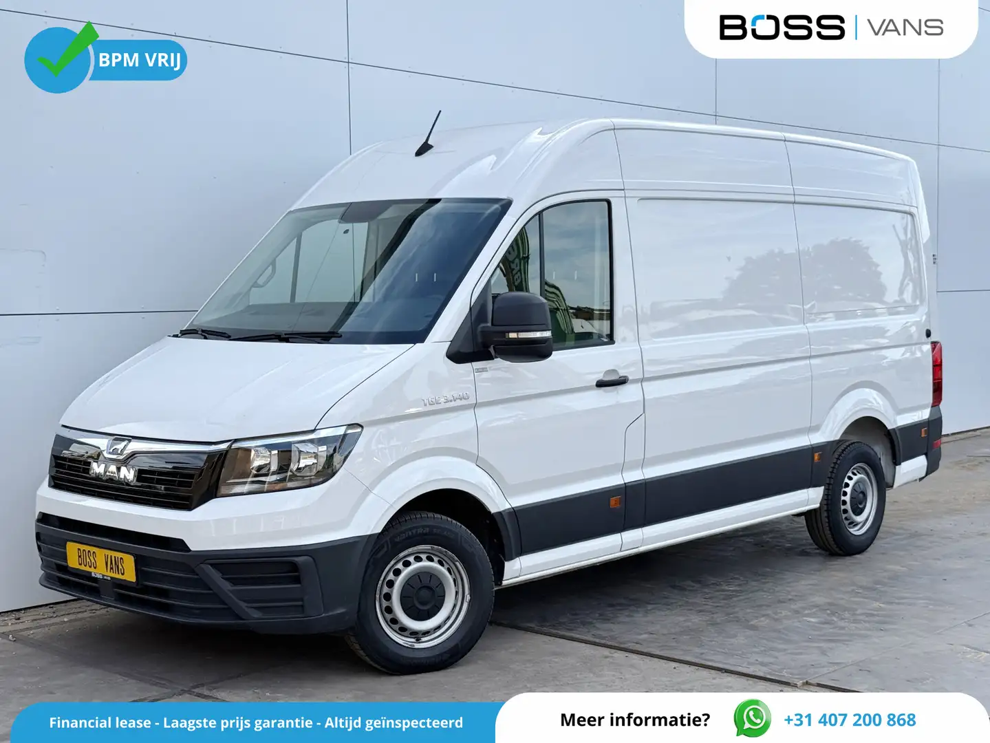 MAN TGE 3.140 2.0 TDI L3H3 Airco Cruise Control Trekhaak C Blanc - 1
