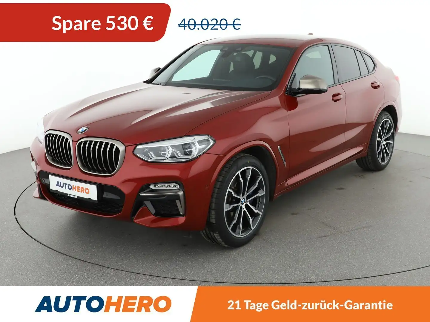 BMW X4 M40i Aut.*NAVI*LED*ACC*CAM*PDC*AHK*SHZ* Rot - 1