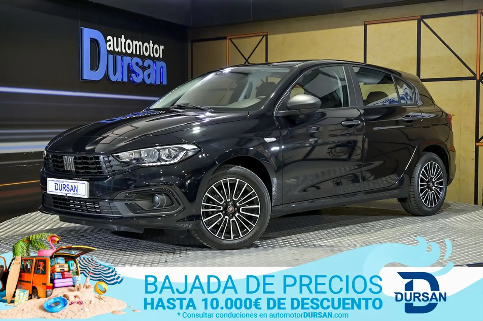 Fiat Tipo HB Diesel 1.6 97kW 130CV manual Zwart - 1