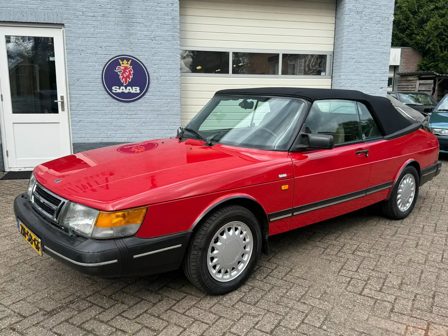 Saab 900 2.0i cabrio Piros - 1