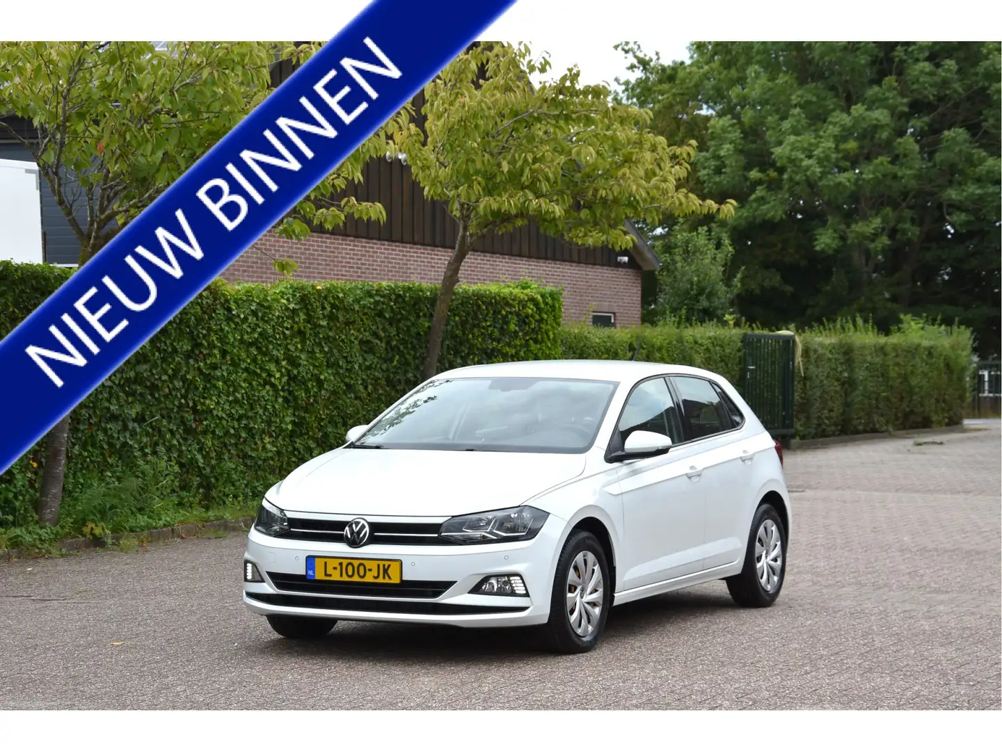 Volkswagen Polo 1.0 TSI 96 PK PDC ECC Carplay NAP 1e eigenaar Comf Weiß - 1
