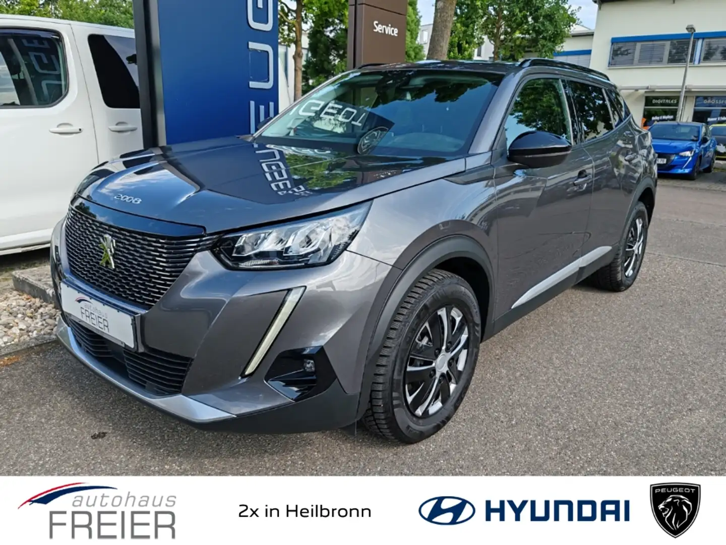 Peugeot 2008 Allure Pack 1.2 PureTech 130 EU6d AHK-abnehmbar Na Grau - 1