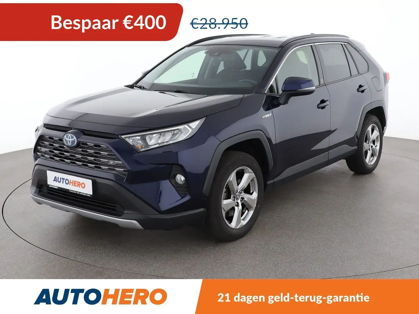 Toyota RAV 4 2.5 Hybrid 4x2 Team D Blauw - 1