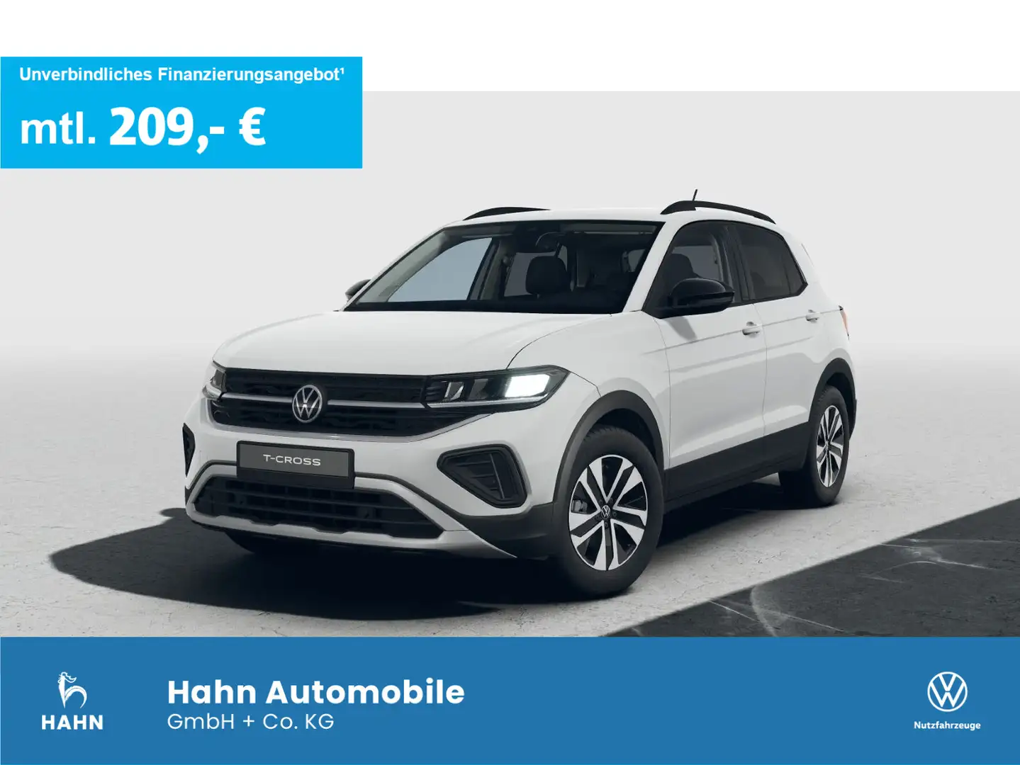 Volkswagen T-Cross ENERGY 1.0TSI 85kW DSG RFK TRAVEL KLIMA Weiß - 1