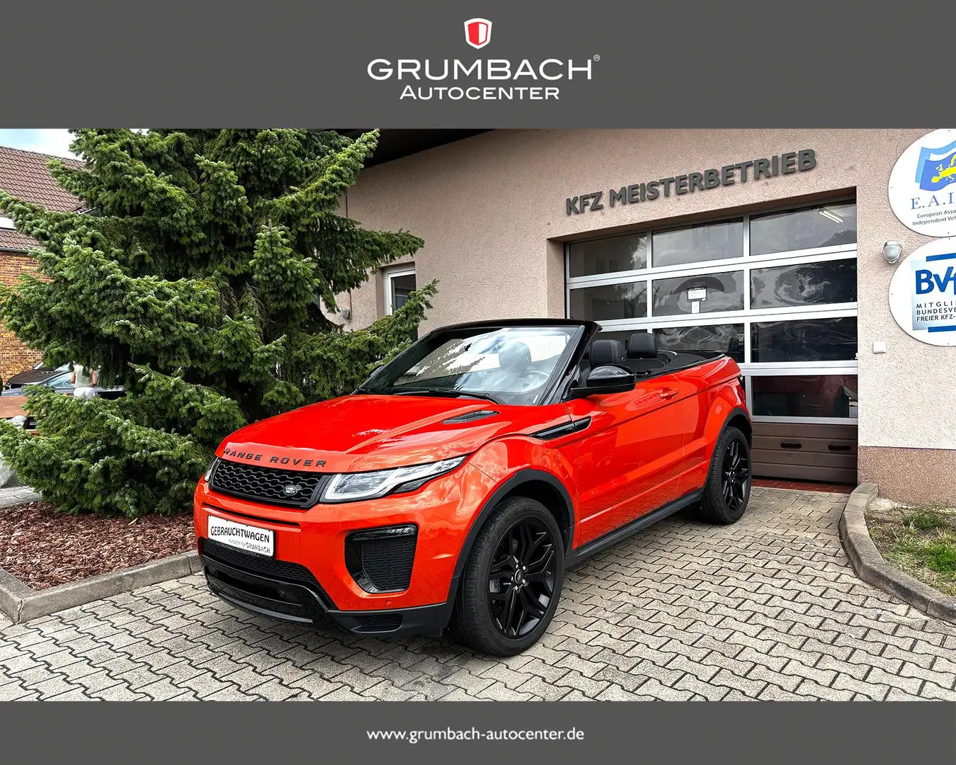 Land Rover Range Rover Evoque Cabrio 2.0 Si4, HSE Dynamic DesignPaket Black S... Oranje - 1