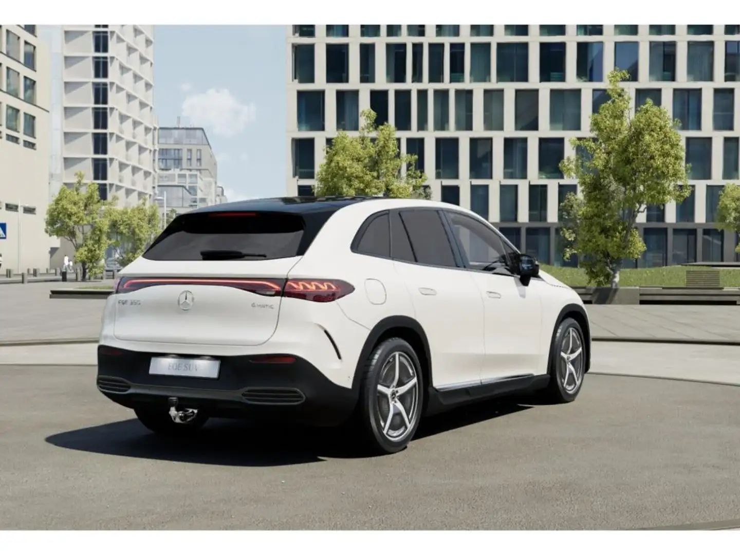 Mercedes-Benz EQE SUV EQE 350 4M SUV AMG-Sport/Pano/Burm/Airm/AHK/360° Bianco - 2