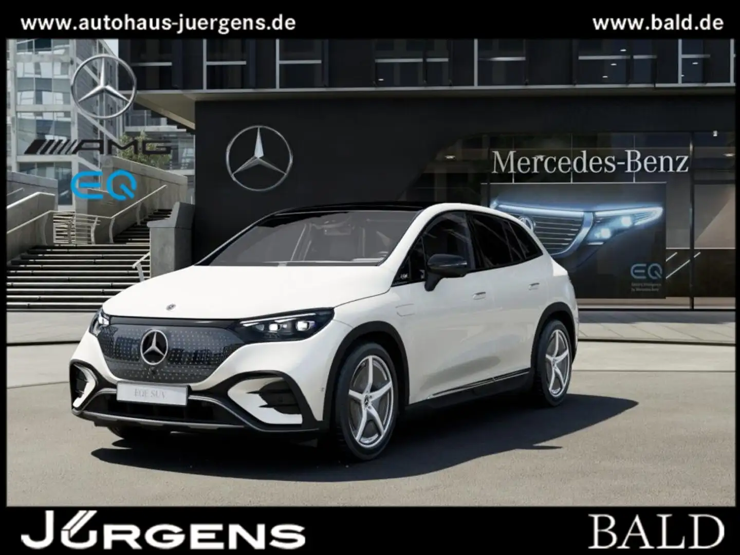 Mercedes-Benz EQE SUV EQE 350 4M SUV AMG-Sport/Pano/Burm/Airm/AHK/360° Bianco - 1
