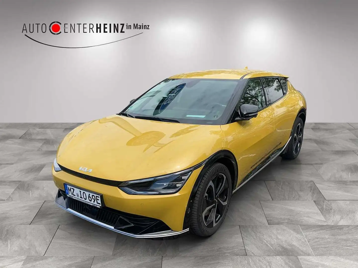 Kia EV6 77,4-kWh Basis mit Air, Comfort,Drive,Assi,Sound u Жовтий - 1