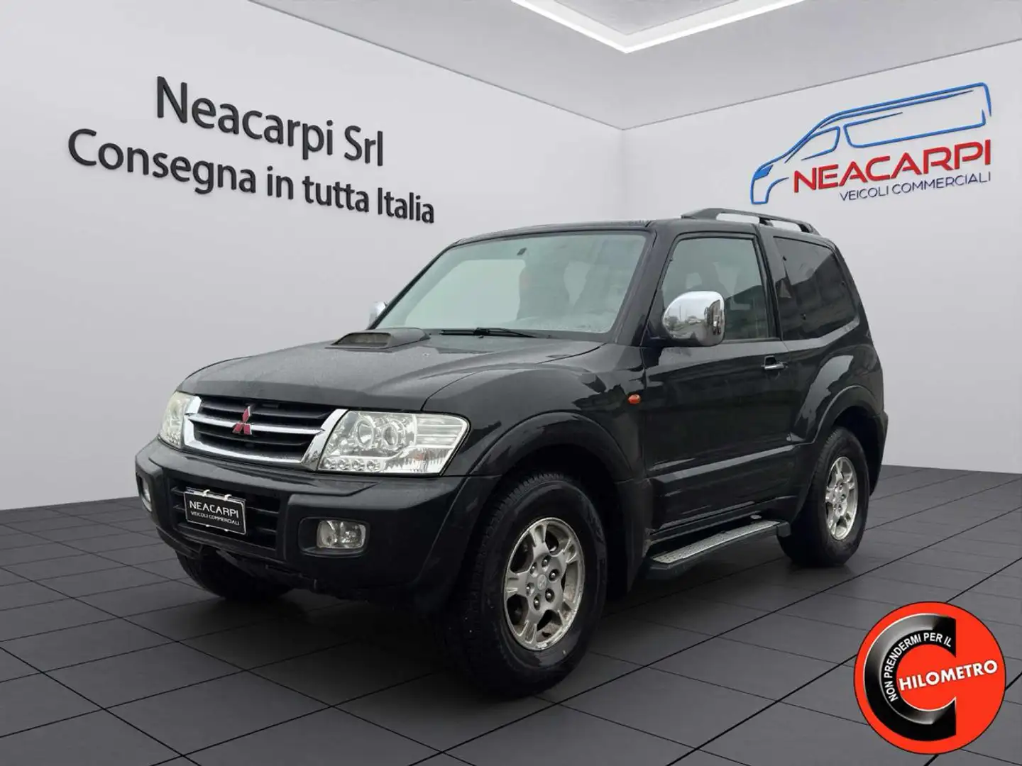 Mitsubishi Pajero 3.2 16V TDI 165 CV 3P OTTIME CONDIZIONI-PELLE- Negro - 1