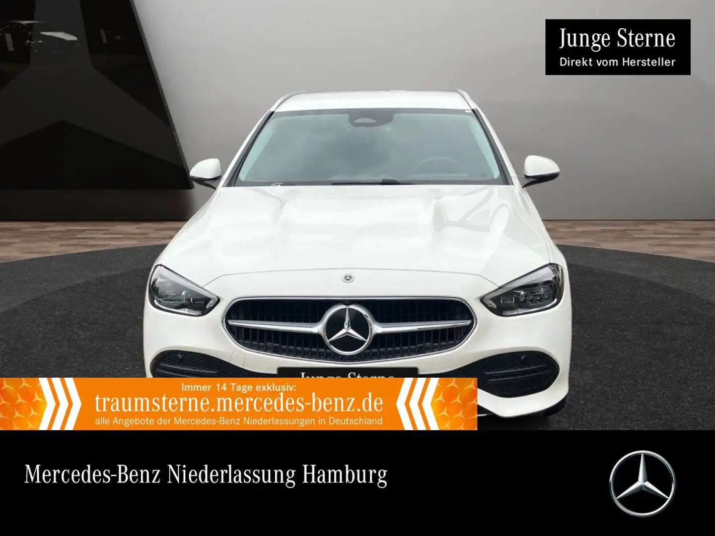 Mercedes-Benz C 220 d T 4M AVANTG+360+AHK+SITZKLIMA+TOTW+KEYLESS Weiß - 1