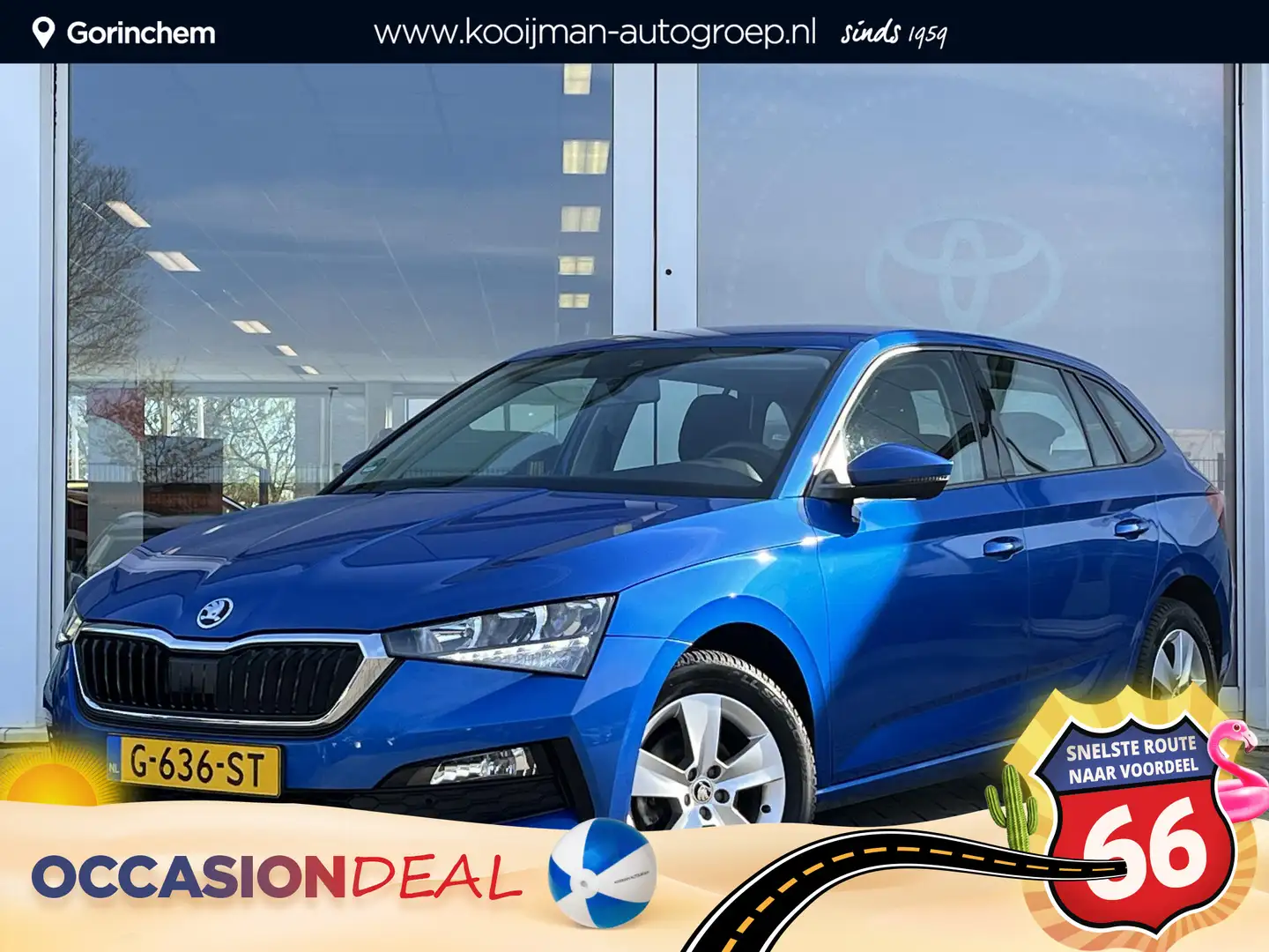 Skoda Scala 1.0 TSI Ambition | All Season banden | Apple Carpl Blauw - 1