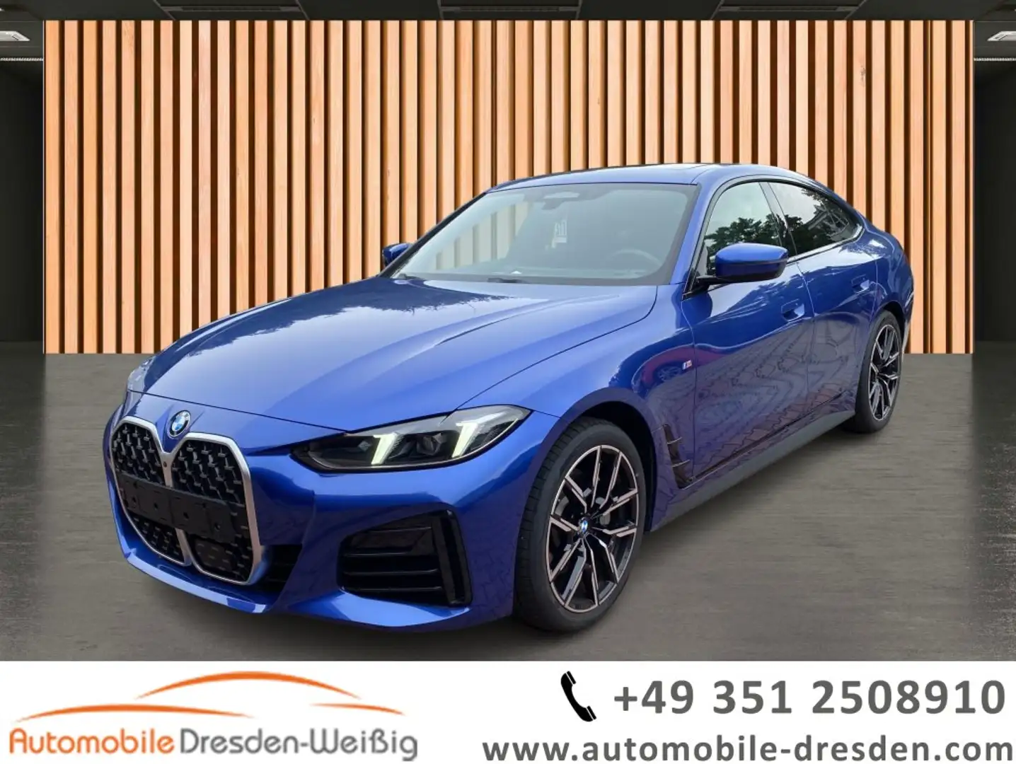 BMW 430 i xDrive M Sport*HeadUp*Glasdach* Синій - 1
