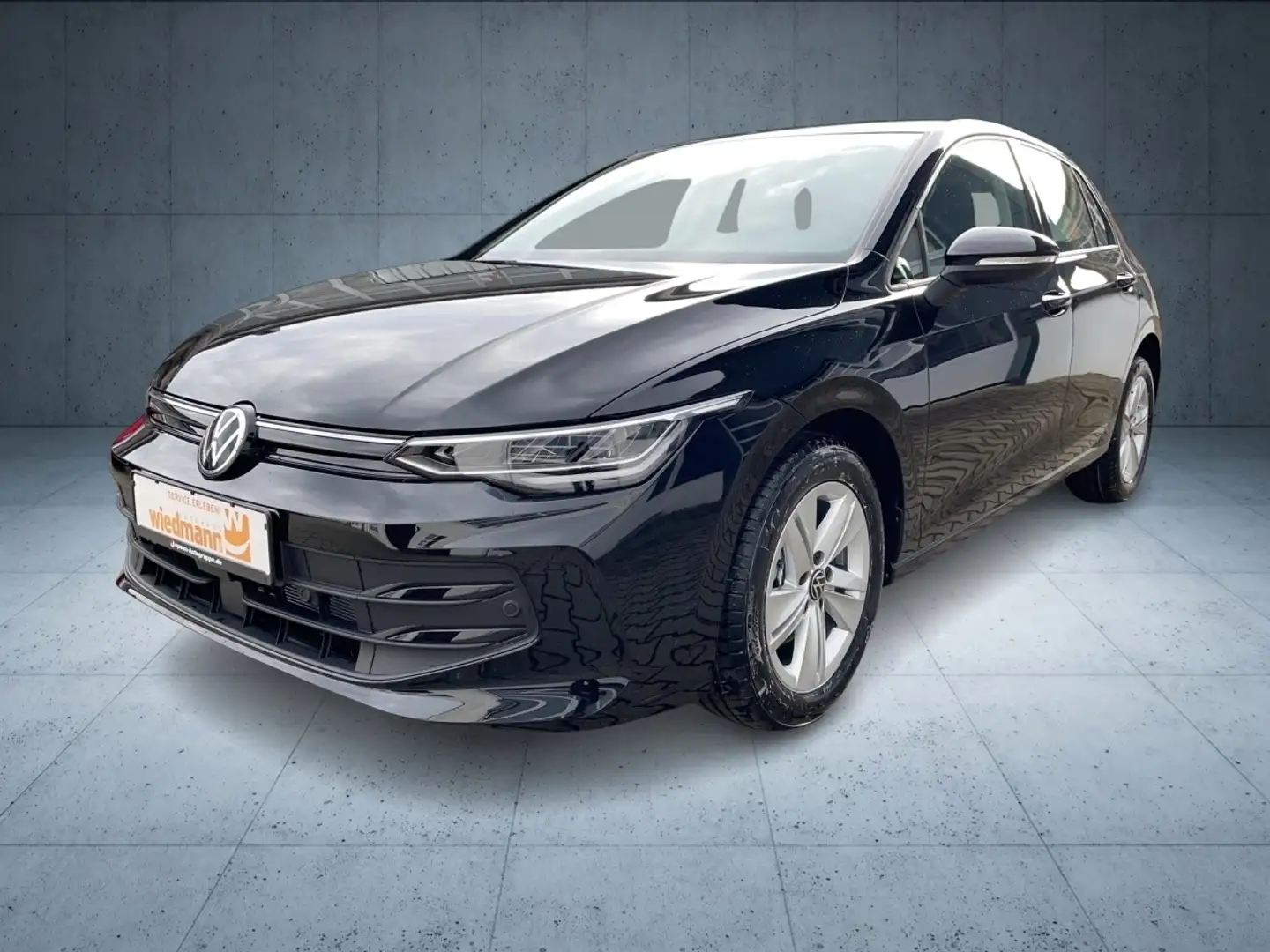 Volkswagen Golf STAR 1.5 TSI ACC+LED+LM+Climatr.+SHZ Schwarz - 2