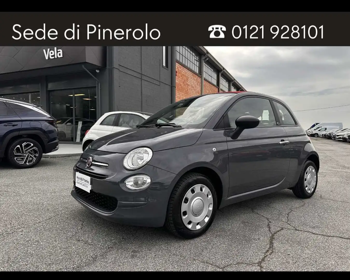 Fiat 500C 1.0 Hybrid 70cv Cult Gris - 1