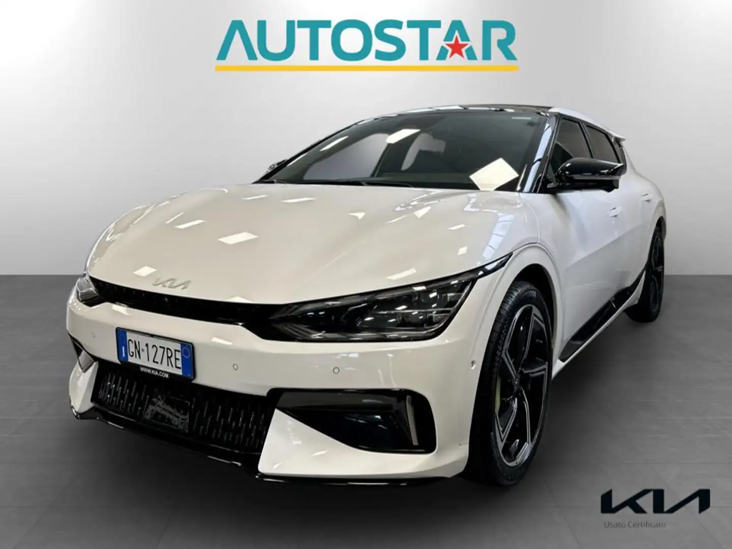 Kia EV6 GT 77,4 kWh performance awd Bianco - 1