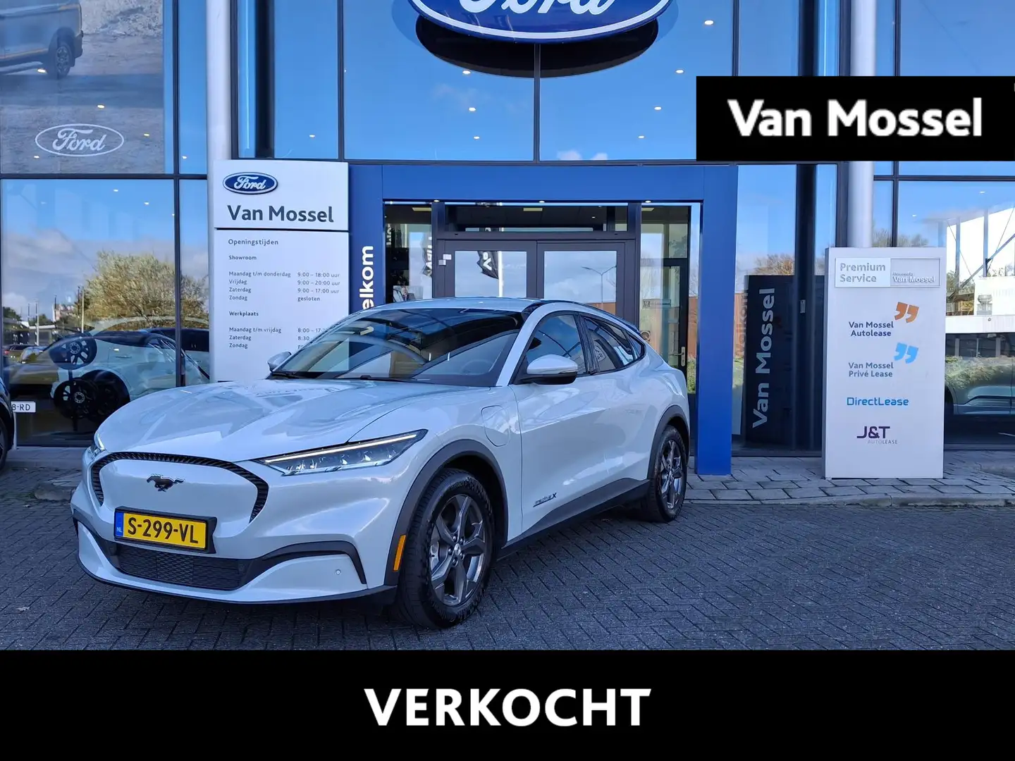 Ford Mustang Mach-E Extended RWD 98 kWh | ACC | Camera | Draadloze opl Wit - 1