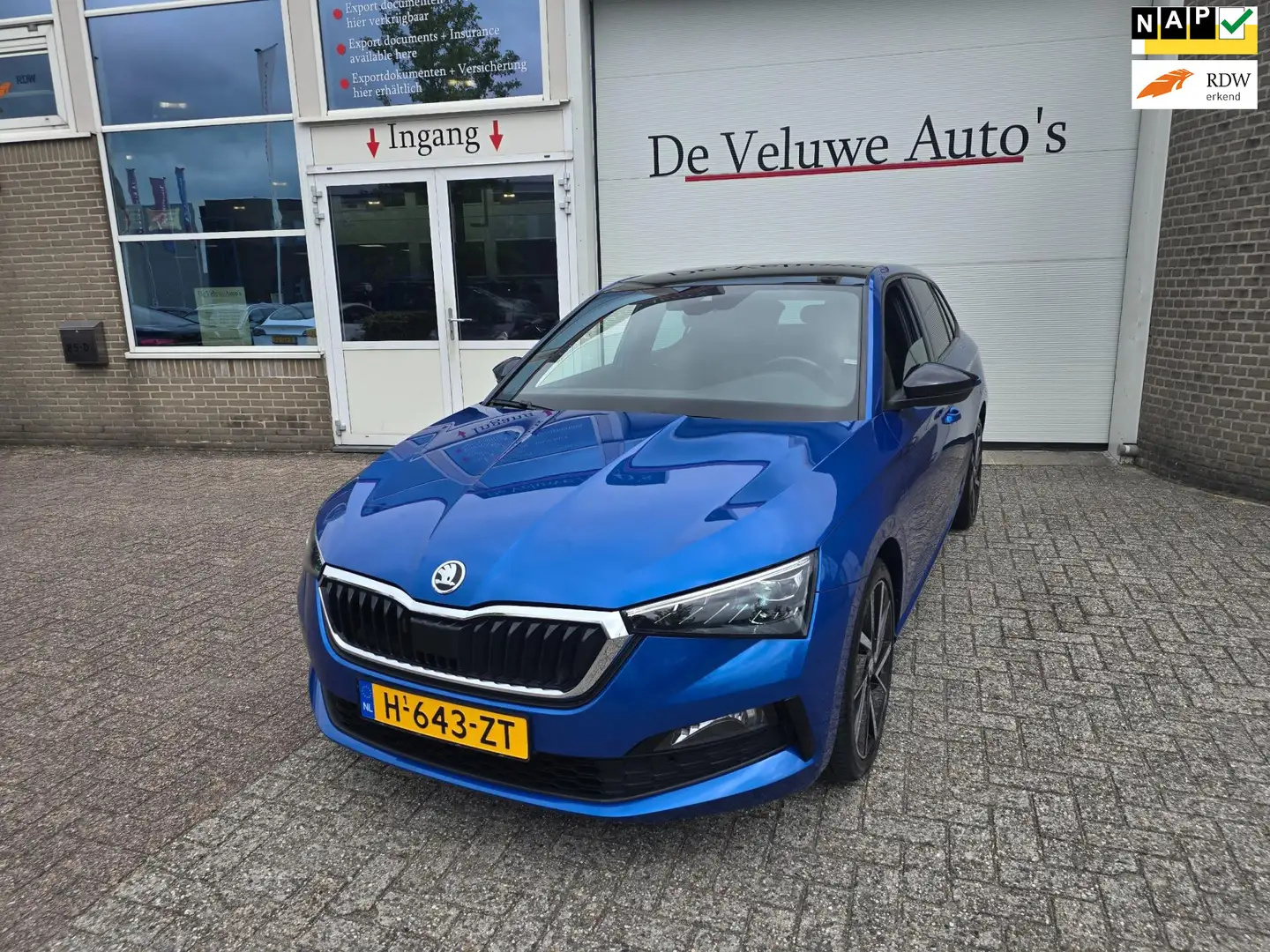 Skoda Scala 1.5 TSI Sport Business Carplay Automaat NL-auto Blauw - 1