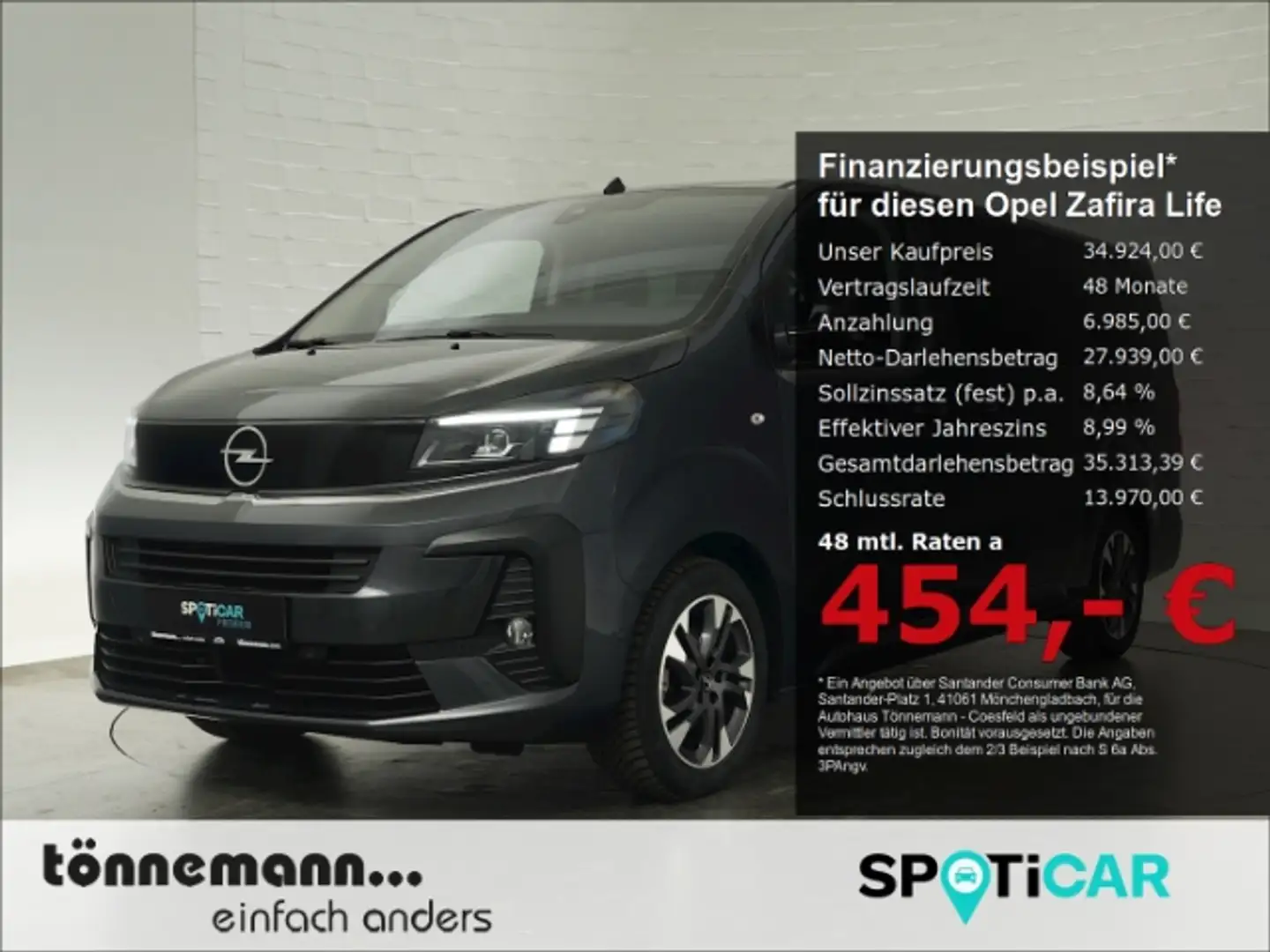 Opel Zafira Life FACELIFT EDITION XL CDTI AT 9-SITZER+NAVI+SITZHEIZ Gris - 1