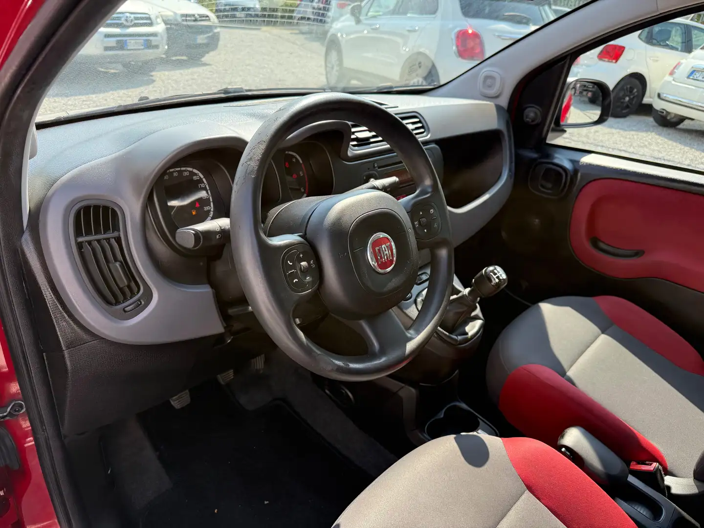 Fiat Panda 1.3 mjt GANCIO TRAINO Rosso - 2