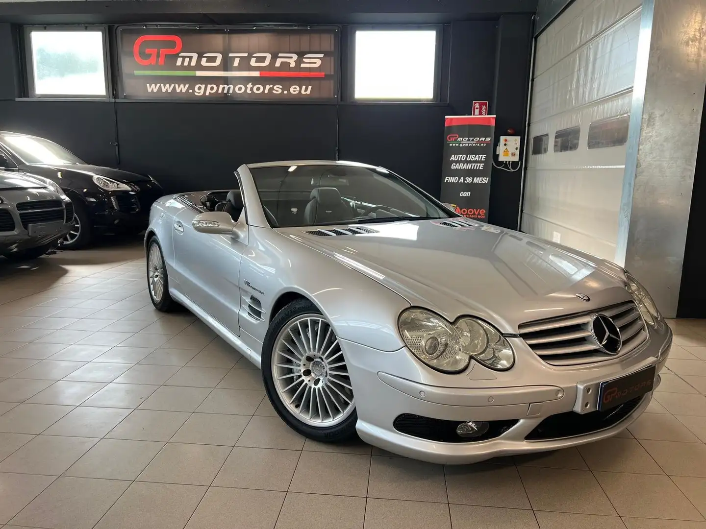 Mercedes-Benz SL 55 AMG 1PROPRIETARIO ! SOLO 36000KM ! PRIMA VERNICE ! Argento - 1