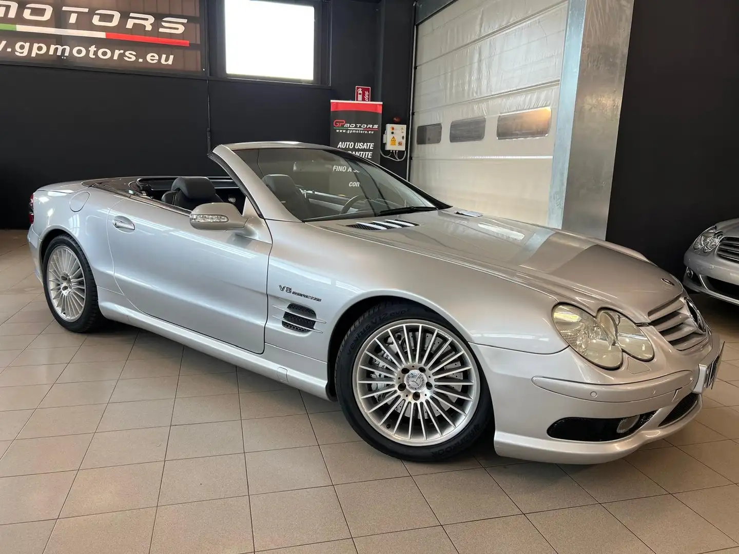 Mercedes-Benz SL 55 AMG 1PROPRIETARIO ! SOLO 36000KM ! PRIMA VERNICE ! Argento - 2