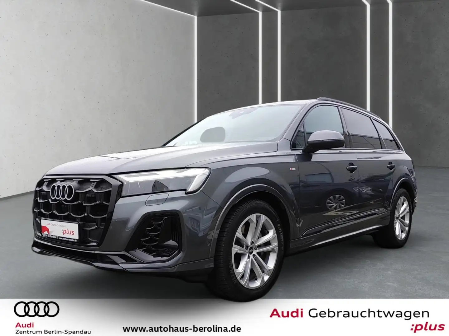 Audi Q7 55 TFSI qu. S line tiptronic *PANO*7-Sitzer* Grau - 2