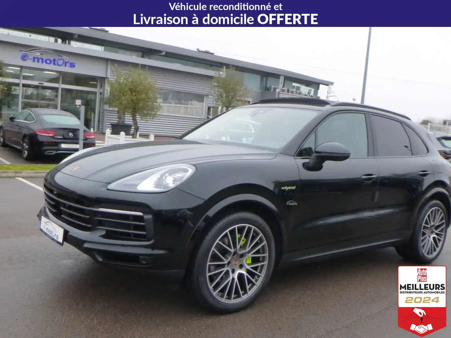 Porsche Cayenne E-Hybrid 3.0 V6 462 Tiptronic BVA Platinum Edition Noir - 1