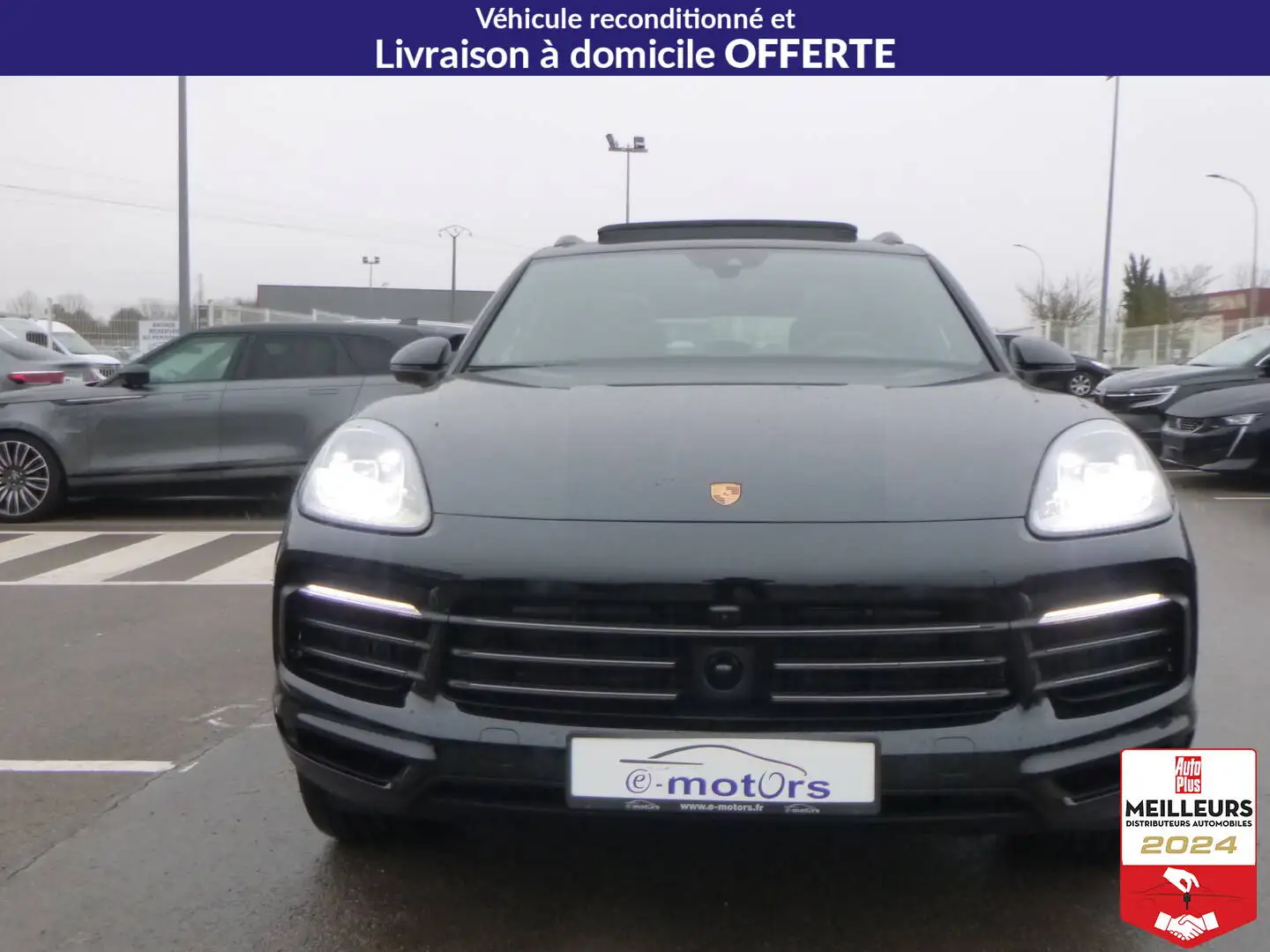 Porsche Cayenne E-Hybrid 3.0 V6 462 Tiptronic BVA Platinum Edition Noir - 2