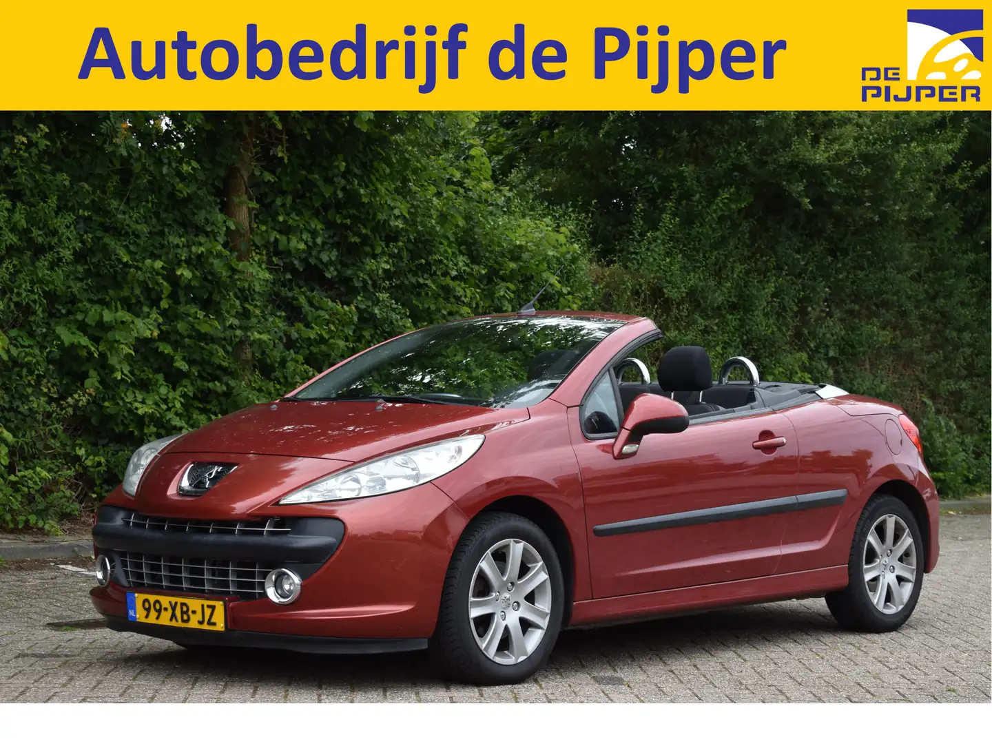 Peugeot 207 CC 1.6 VTi Première | NL-Auto | Airco | Elekt. R+S Rood - 1