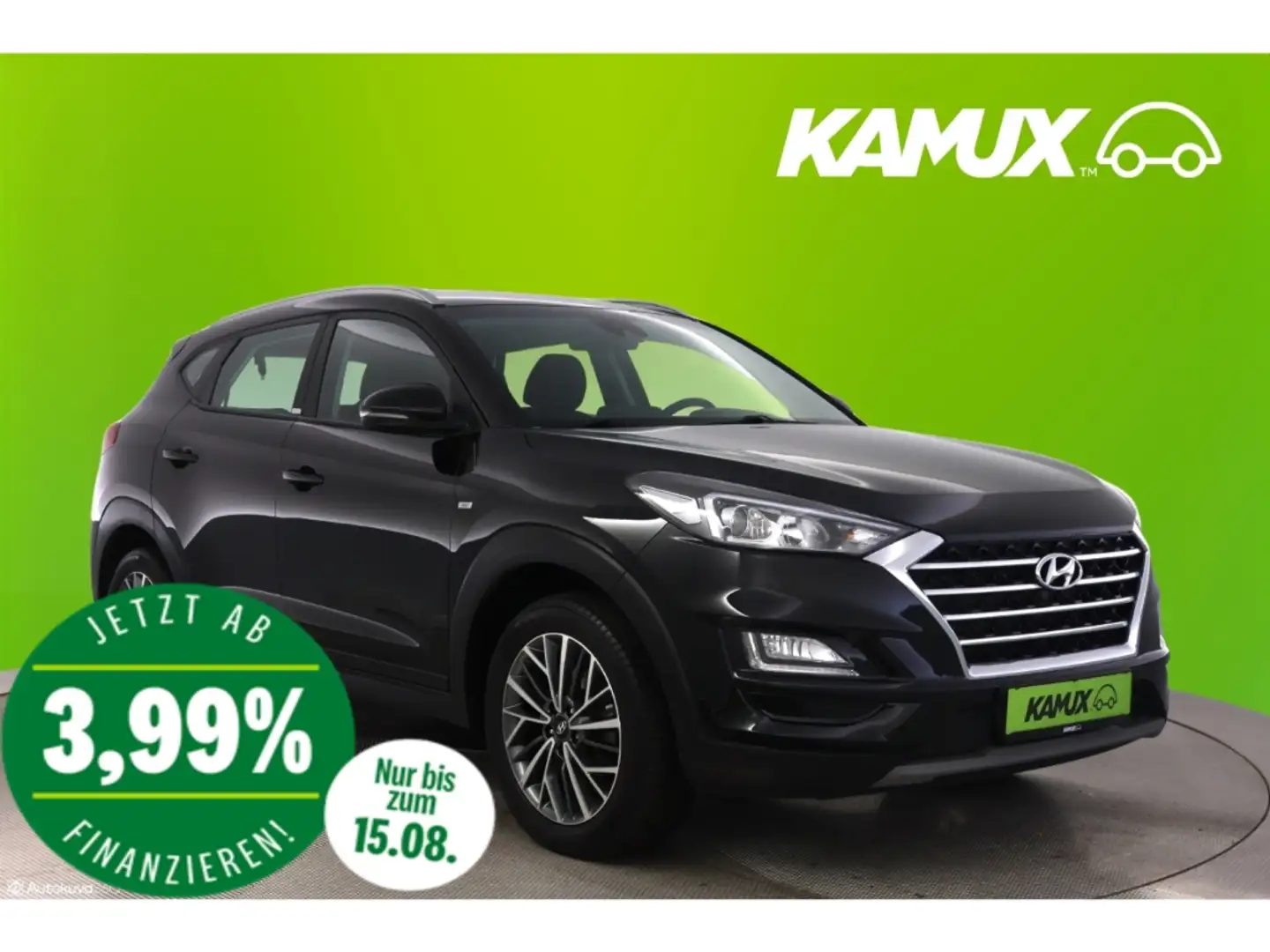 Hyundai TUCSON 1.6CRDi 2WD Advantage+KAMRA+NAVI+SHZ+PDC Zwart - 1