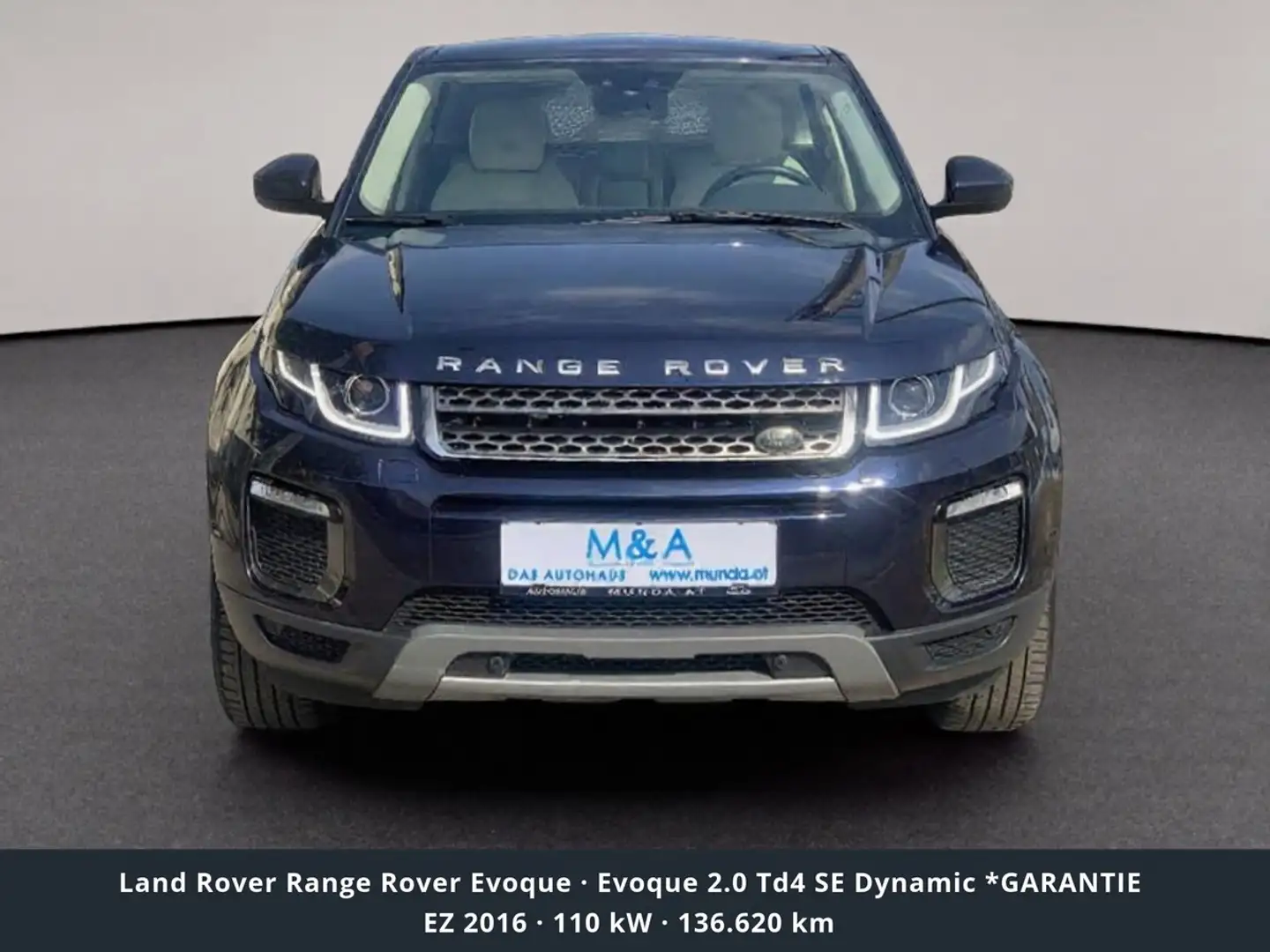 Land Rover Range Rover Evoque Evoque 2.0 Td4 SE Dynamic *GARANTIE Blau - 2