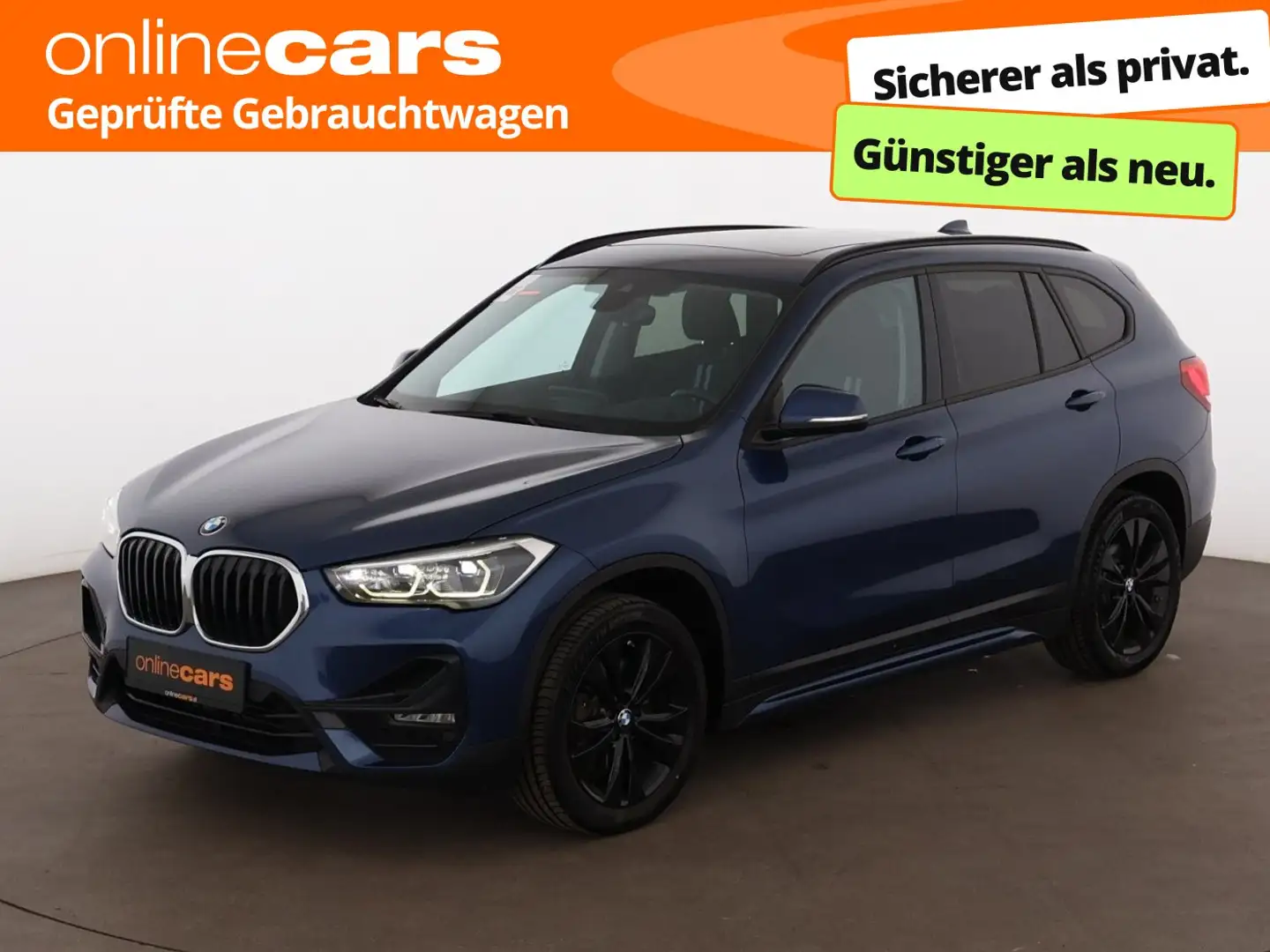 BMW X1 xDrive 25d Sport Aut LED SKY LEDER NAV SITZHZG Blau - 1