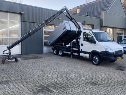 Iveco Daily 50 C 14G 375 CNG Kipper Laadkraan Knijper Rotator