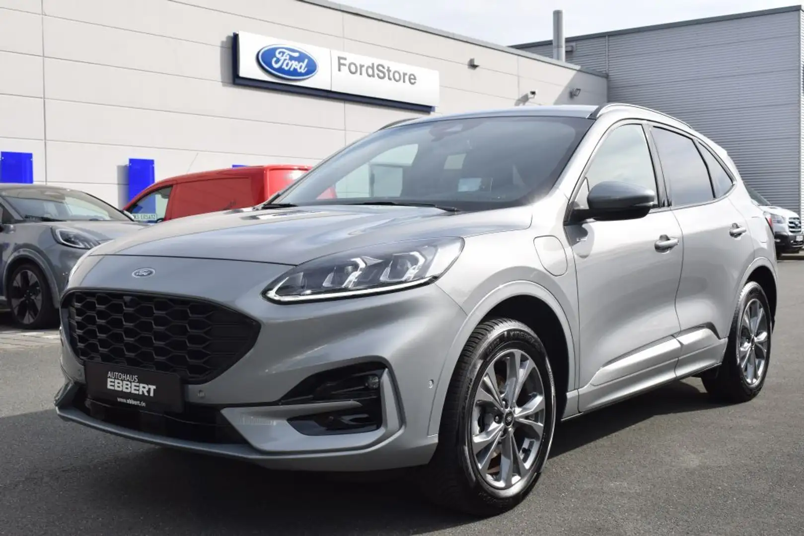 Ford Kuga ST-LINE X 2.5l PHEV AHK einschw.,Kamera,Nav Silber - 1