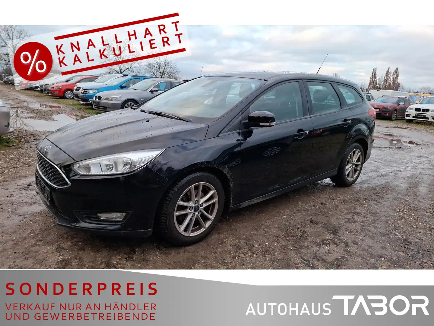 Ford Focus Turnier 1.0 EB Business Navi PDC GRA LM BT Noir - 1