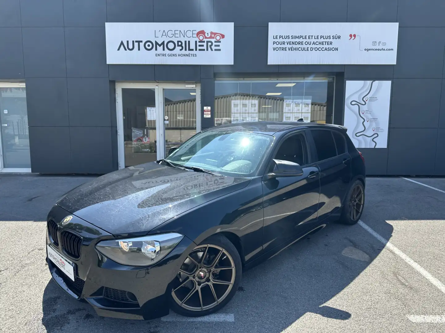 BMW 116 114D LOUNGE 95cv Noir - 1