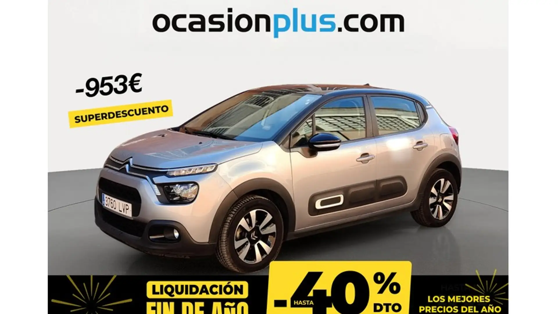 Citroen C3 1.2 PureTech S&S Feel Pack 83 Silber - 1