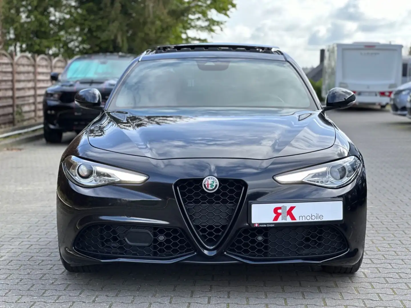Alfa Romeo Giulia 2.0Turbo Veloce Ti/Assistpaket/Keyles/ACC Fekete - 2