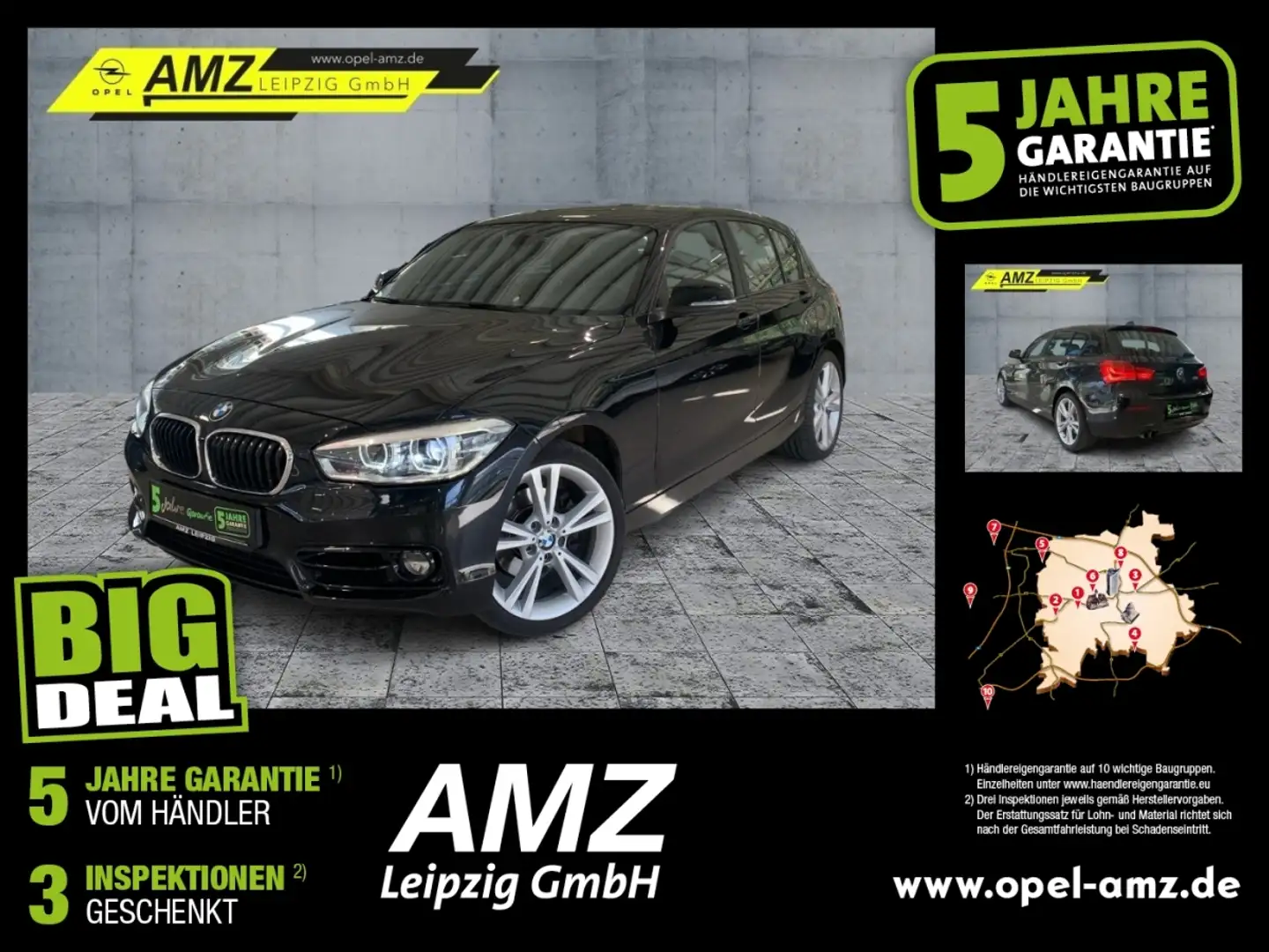 BMW 120 i  Sport Line *HU AU NEU* Schwarz - 1