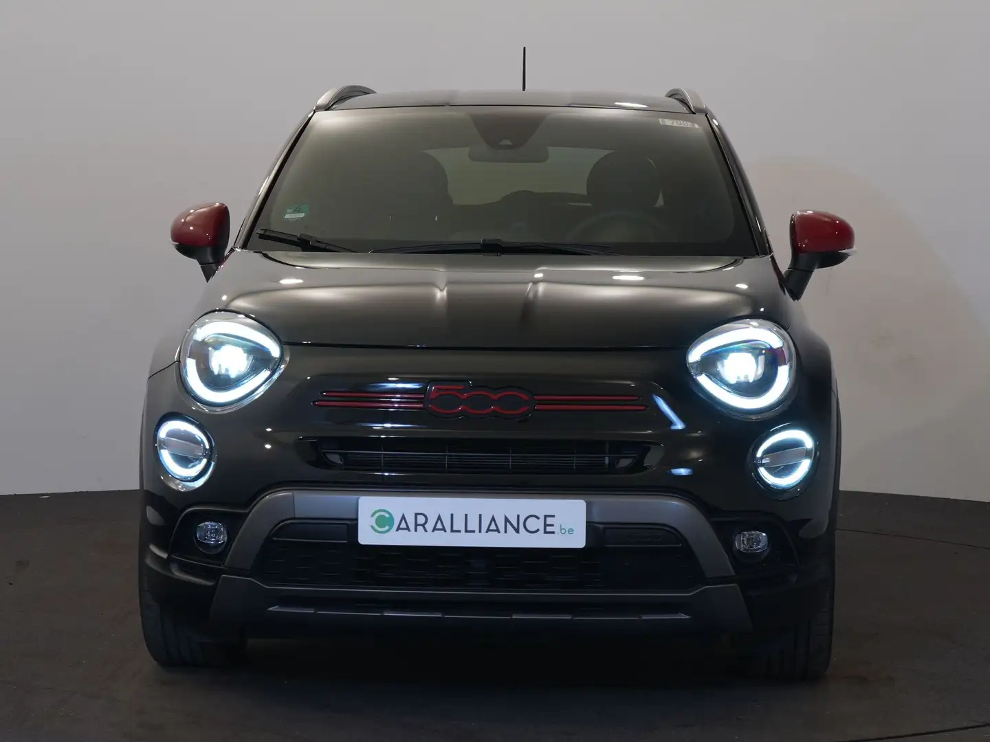 Fiat 500X Red Edition  1.5Hybrid|NAVI|CAM|(500)RED|Autom.|CLIM|JA17" Zwart - 2