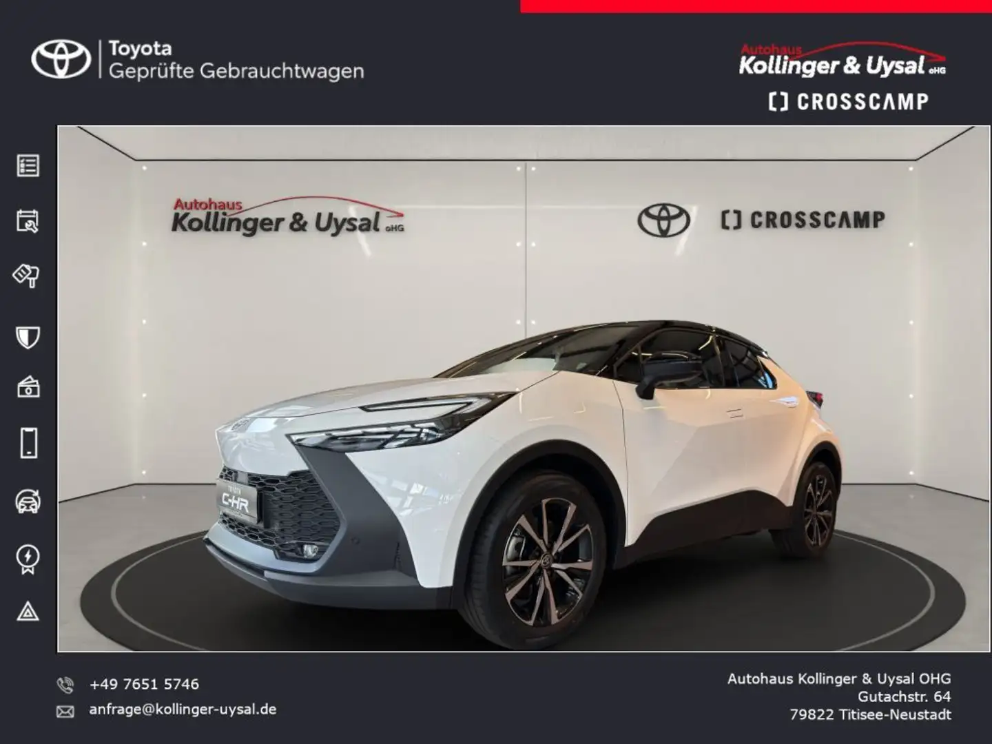 Toyota C-HR 2.0 Plug-in-Hybrid Teamplayer Blanc - 1