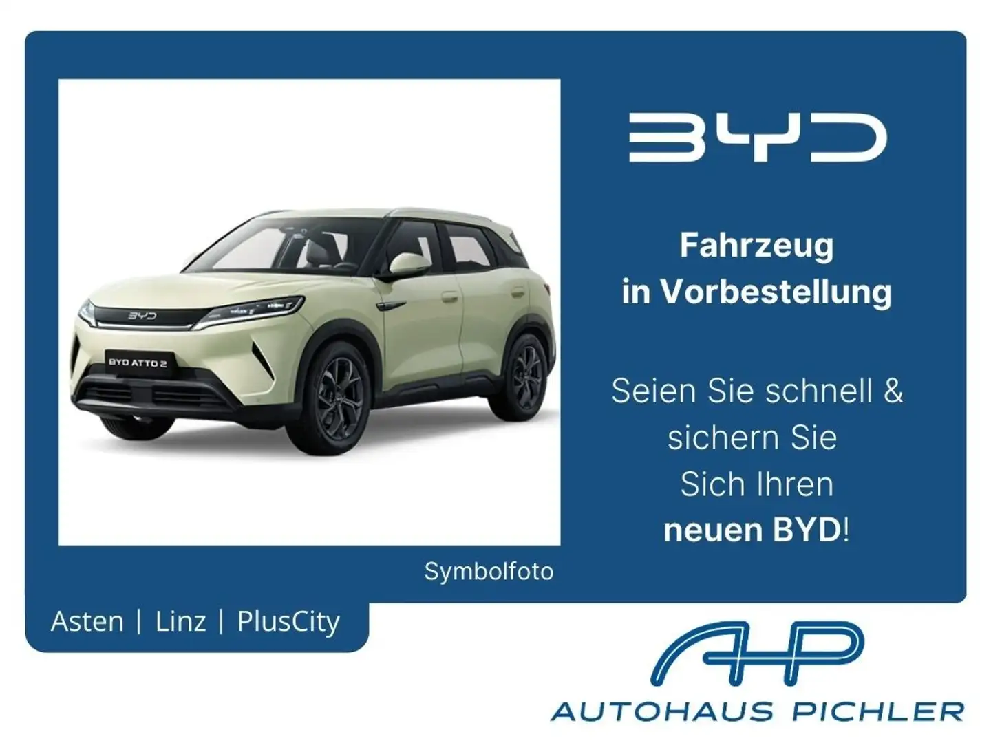 BYD Atto 2 Atto2 64,8 kWh Comfort Österreich Paket LAGER A... Weiß - 1