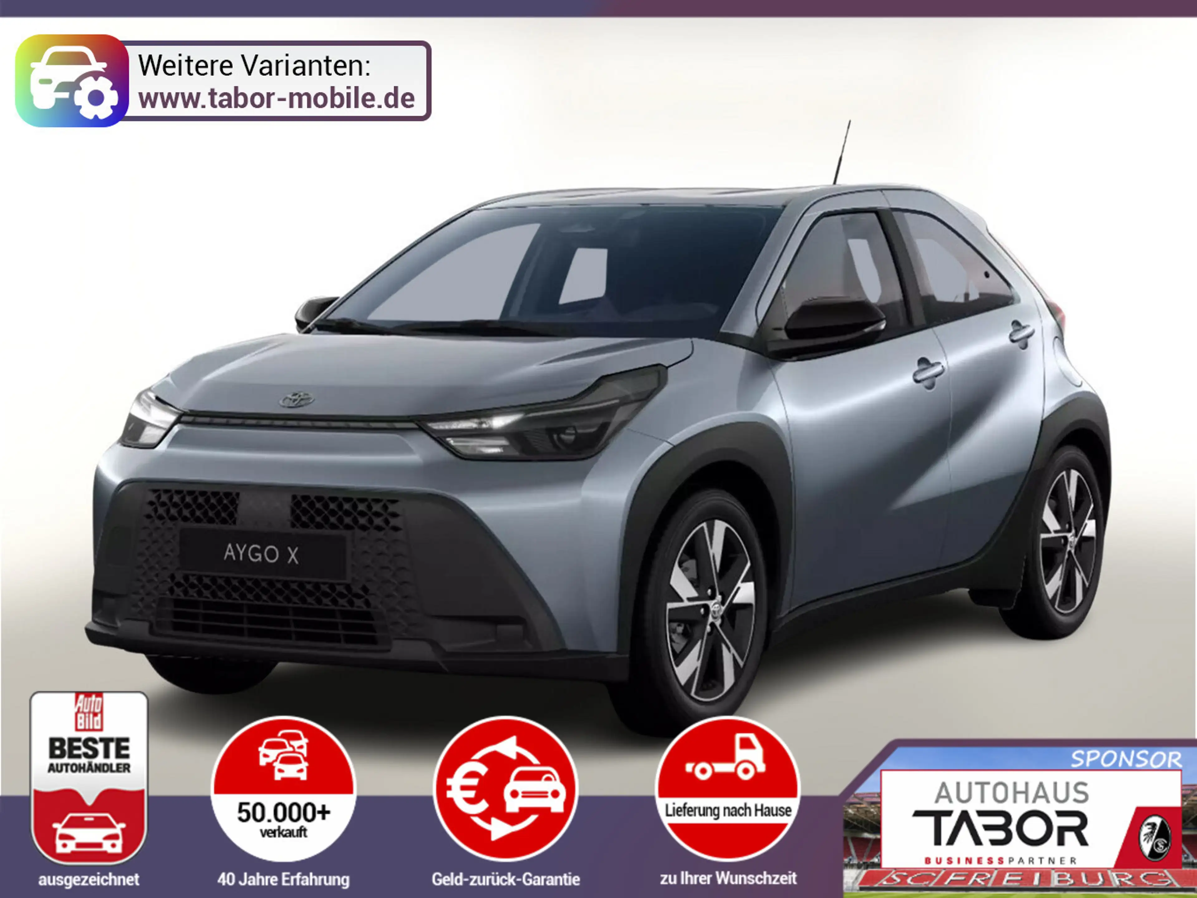 Toyota Aygo X Sitzhz. 17"LM DigC ACC Klimaaut. UVP-13%*