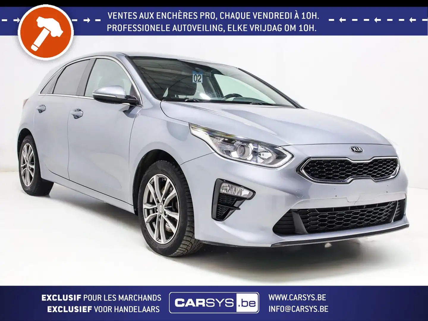 Kia Ceed / cee'd 1.6 CRDI 115 SEMI CUIR - GPS - CAMERA - REGU - JA Gris - 1