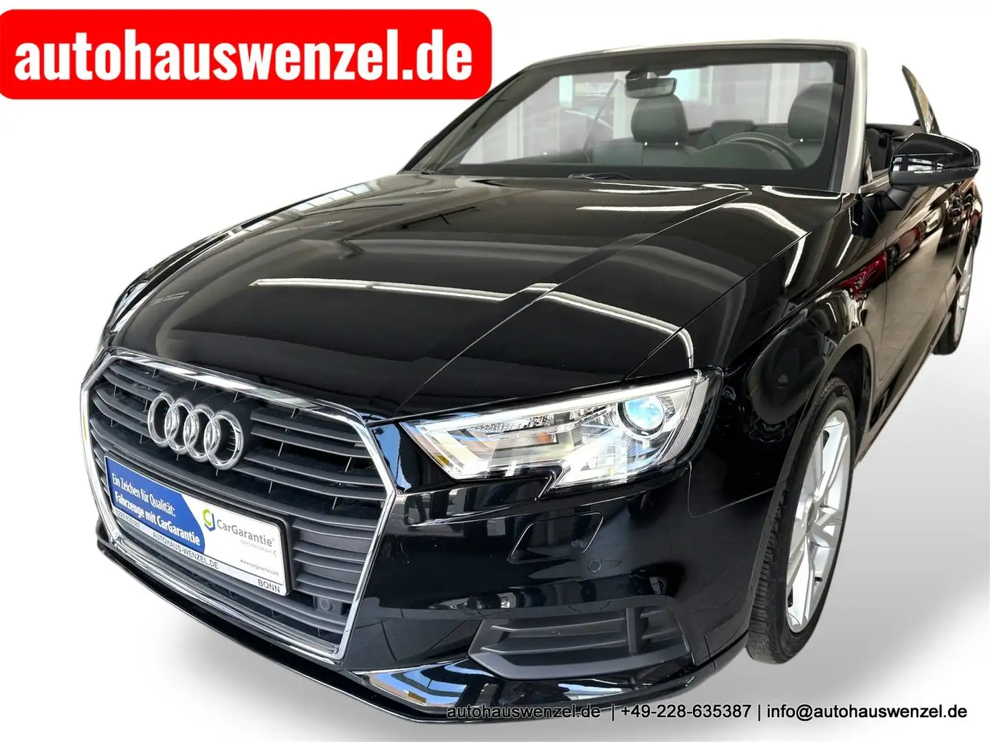 Audi A3 Cabrio 35 TFSI Aut. LEDER XENON PDC NAV, nur 38tkm Schwarz - 1