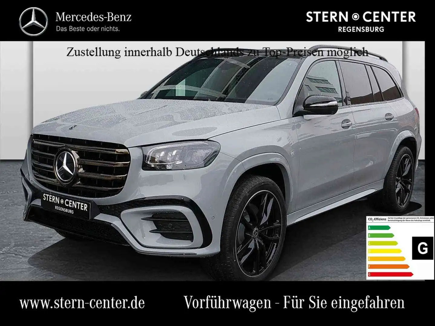 Mercedes-Benz GLS 450 d 4MATIC AMG MBUX Burm MBeam Night LED Gris - 1