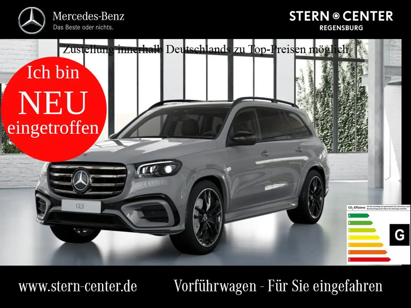 Mercedes-Benz GLS 450 d 4MATIC AMG MBUX Burm MBeam Night LED Gris - 1
