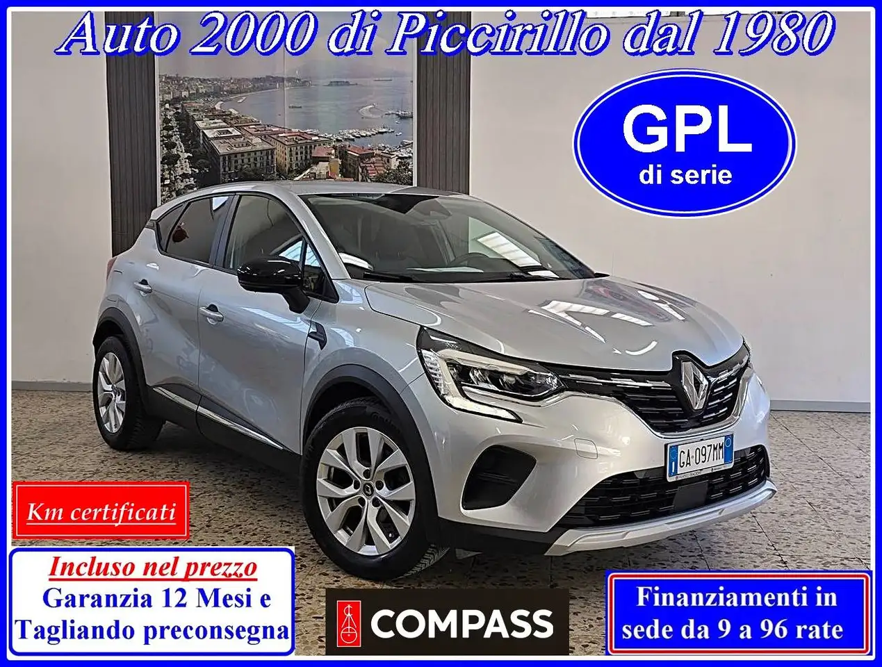 Renault Captur 1000 tce 101CV GPL di serie Tagliando e Garanzia 12 Mesi — photo 1 of 15